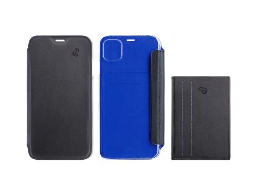 Coffret Etui folio + Porte Carte Beetlecase Noir pour IPhone 2019 6,1