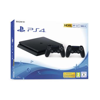 Sony PlayStation 4 - Console de jeux - HDR - 500 Go HDD - noir de jais