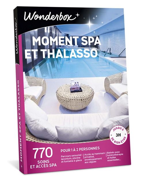 Coffret cadeau Wonderbox Moment Spa et Thalasso