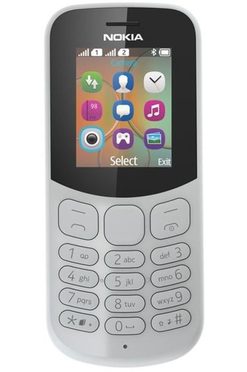 Téléphone mobile Nokia 130 Double SIM Gris