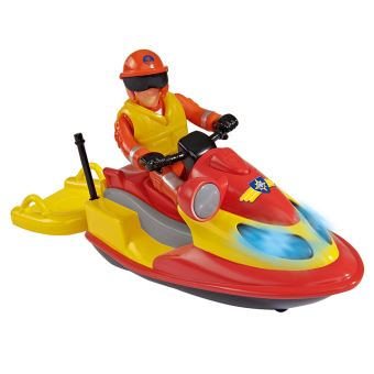 Figurine Smoby Sam le Pompier Ocean Jet ski Juno flottant