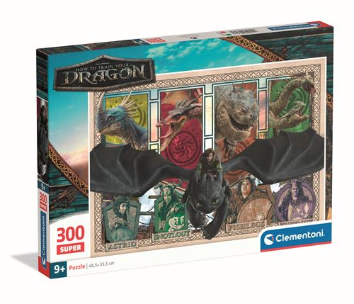 CLEMENTONI 300 pièces Super How to Train your Dragon - vue 3