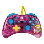 Manette filaire Pdp Rock Candy Bubblegum Peach pour Nintendo Switch Rose et blue