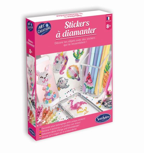 ART & CRÉATION - COFFRET - STICKERS À DIAMANTER