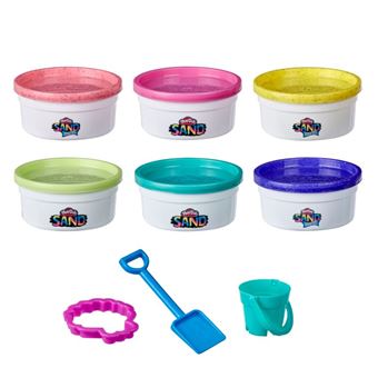 Pâte à modeler Play-Doh Coffret de 6 pots Play-Doh La Pate Sand