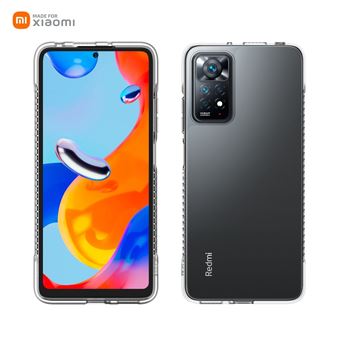 Coque de protection renforcée pour Xiaomi Redmi Note 11 Pro 4G/5G Made For Xiaomi Noir Transparent