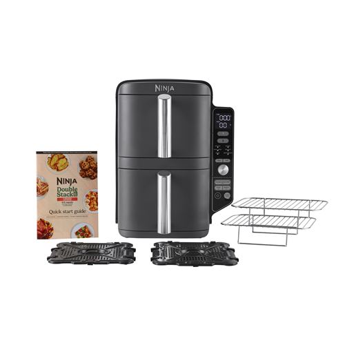 Acheter Friteuse Ninja Double Stack DualZone SL400EU 2470 W Noir et Gris État correct - 220,99 € Friteuse Ninja Double Stack DualZone SL400EU 2470 W Noir et Gris État correct - Ninja reconditionné disponible sur Fnac