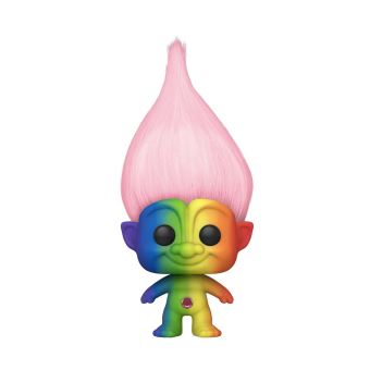 Figurine Funko Pop Trolls Classic Rainbow Troll with Pink Hair Exclusivité Fnac