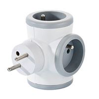 Triplite rotative Watt&Co 3 x 16 A Gris
