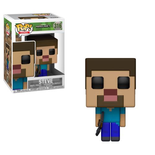 MINECRAFT-BOBBLE HEAD POP N°316-STEVE