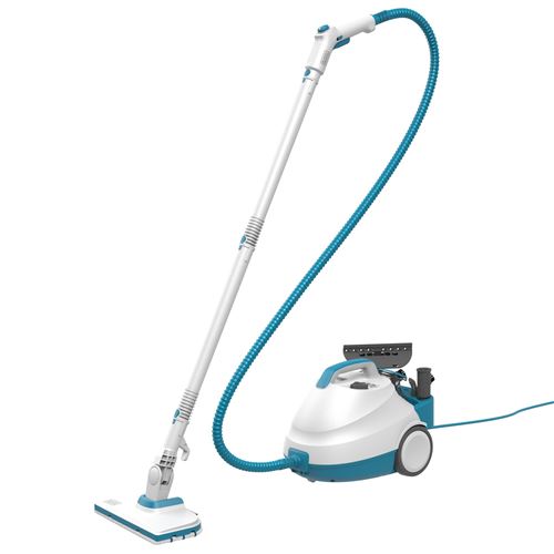 Black+Decker Nettoyeur Vapeur Traîneau Black Et Decker Bhsmp2008-Qs 2000 W Blanc Et Bleu Avec 8 Accessoires