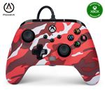 Manette filaire améliorée pour Xbox Series X/S PowerA Camouflage rouge