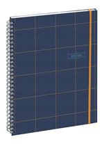 Agenda scolaire semainier Exacompta 2023 2024 29W Casual Bleu Foncé