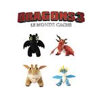 Peluche Dragons Premium 20 cm Modèle aléatoire