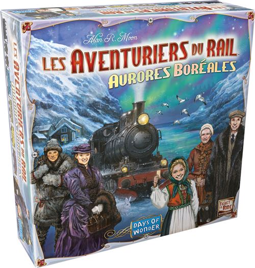 Jeu de stratégie Asmodee Les Aventuriers du Rail Aurores Boréales