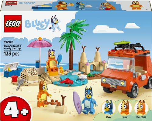 LEGO Bluey Les Vacances et le Voyage en Voiture de Bluey 11202 - vue 8