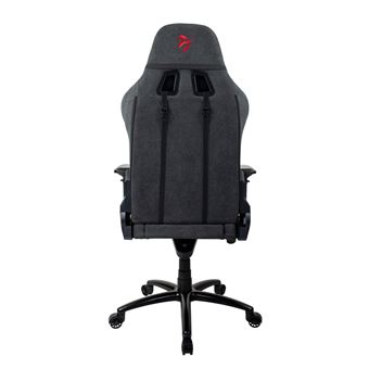 Siège Gaming Arozzi Verona Signature Tissu doux Noir et rouge