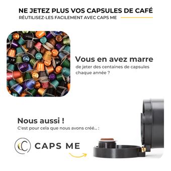 Capsules réutilisables Caps Me 054423 Le coffret Gris Compatible Nespresso