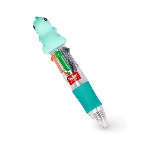 Legami Multicolore Mini Stylo Roller Magic Rainbow Dino 4 Couleurs