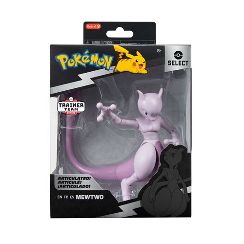 Jazwares Figurine Pokémon Select 15cm Super-Articulated Mewtwo - vue 1