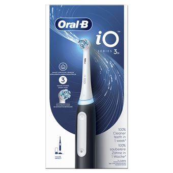 Brosse à dents électrique Oral B iO Séries 3 Noir mat et Blanc