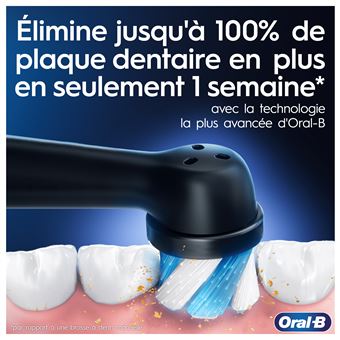 Brosse à dents électrique Oral B iO Séries 3 Noir mat et Blanc