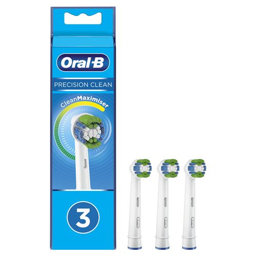 Lot de 3 Brossettes Oral B Precision Clean Maximiser Blanc
