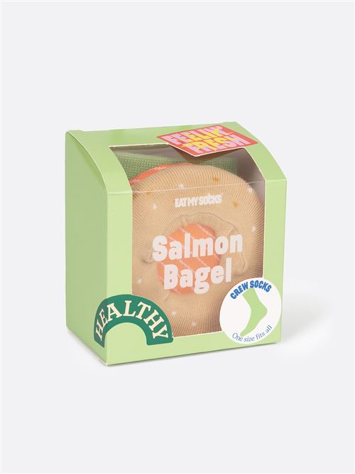 Chaussettes eat my socks Bagel Saumon