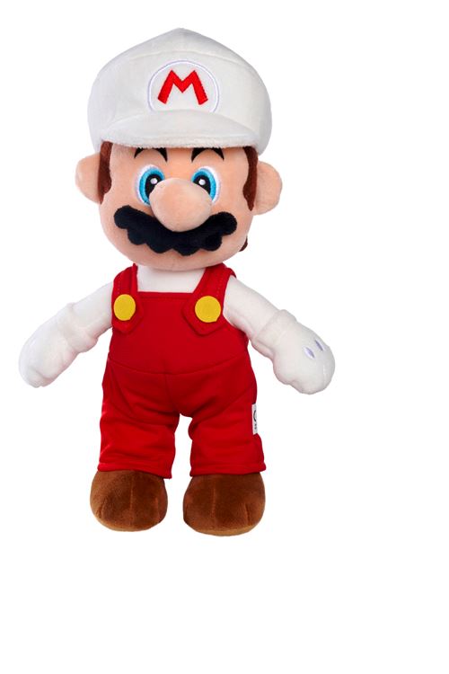 Peluche Super Mario Fire Mario 30 cm