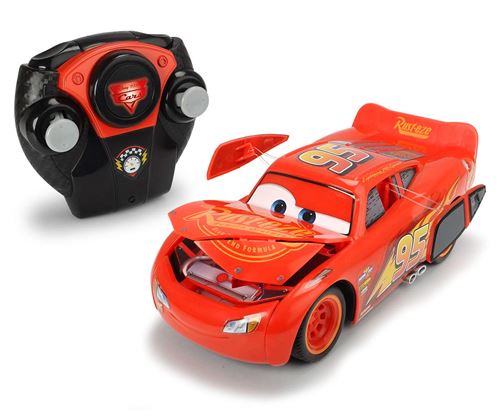 Voiture radiocommandée Majorette Cars 3 Crash Lightning Mc Queen 1:24