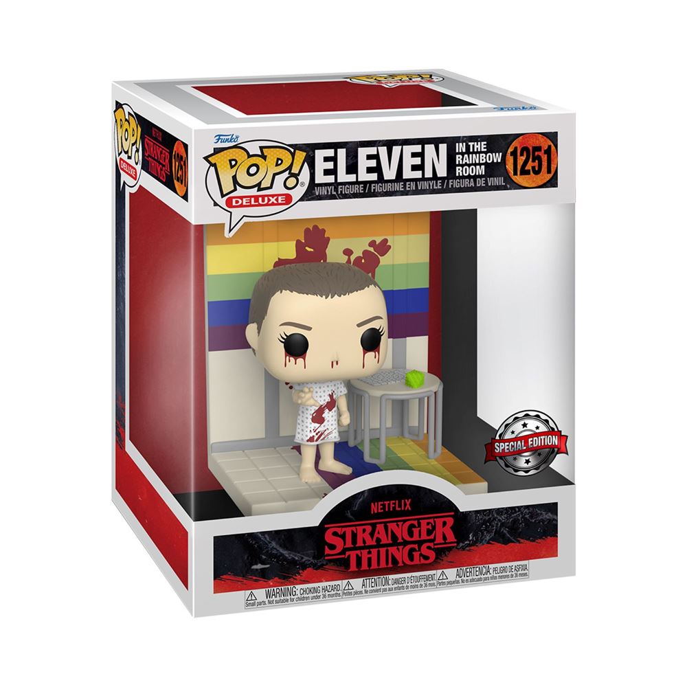 Figurine Funko Pop! Deluxe Stranger Things Season 4 Eleven in the Rainbow Room