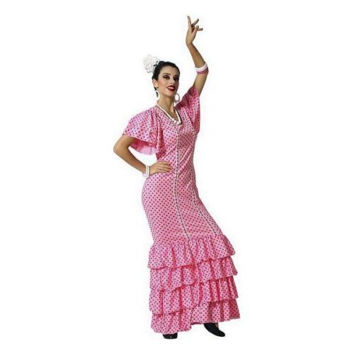 Déguisement pour adultes sévillane rose taille m/l