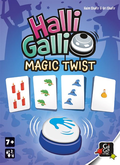 Gigamic Jeu de Société Halli Galli - Magic Twist: Amusement et Réflexes Rapides