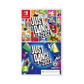 Compilation Just Dance 2021 + Just Dance 2022 Code in a box Nintendo Switch