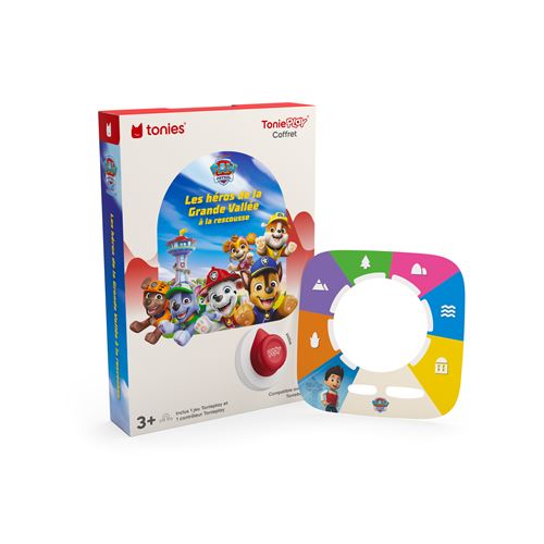 Coffret Tonieplay Tonies Paw Patrol Pat’Patrouille Les Héros De La Grande Vallée À La Rescousse Pour Conteuse Toniebox 2