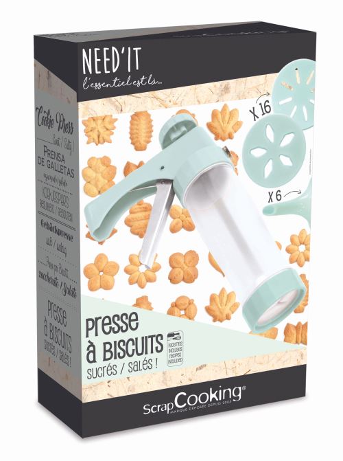 Presse à biscuit Scrapcooking Need'it 5256