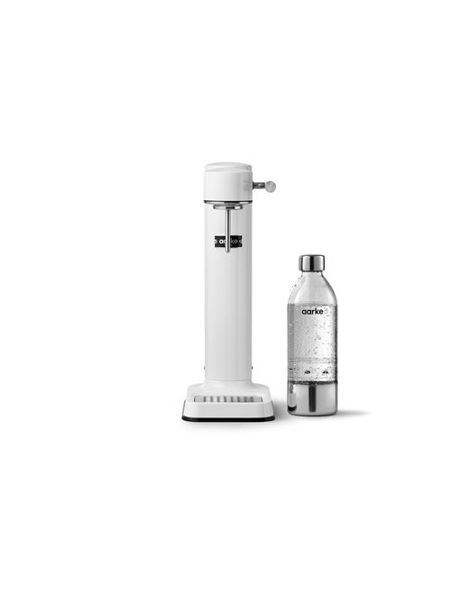 Machine à eau pétillante Aarke Carbonator 3 Blanc avec une bouteille PET incluse