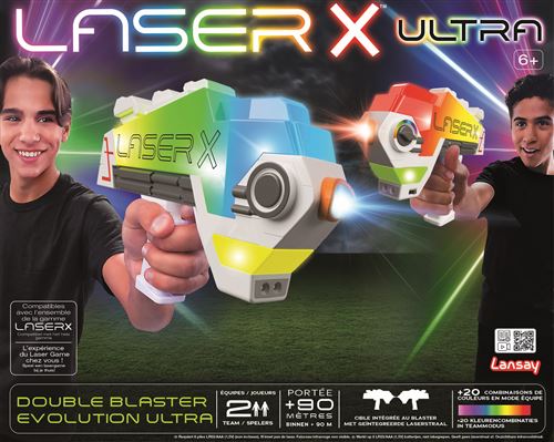 Jeu de tir Lansay Laser X Double Blaster Evolution Ultra