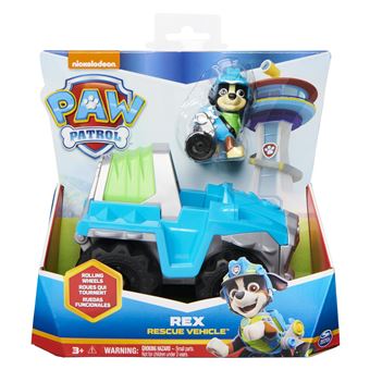 Voiture Paw Patrol Vehicule et Figurile Rex La Pat Patrouille
