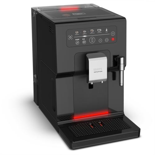 Krups Essential YY4371FD Intuition - Machine à café automatique avec buse vapeur Cappuccino - 15 bar - noir