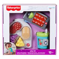 Fisher-Price Coffret J’Apprends Les Mouvements – 3 Jouets Éveil Motricité Globale Bébé 9 Mois+, Boule Hochet, Hippo à Roulettes, Culbuto Animaux