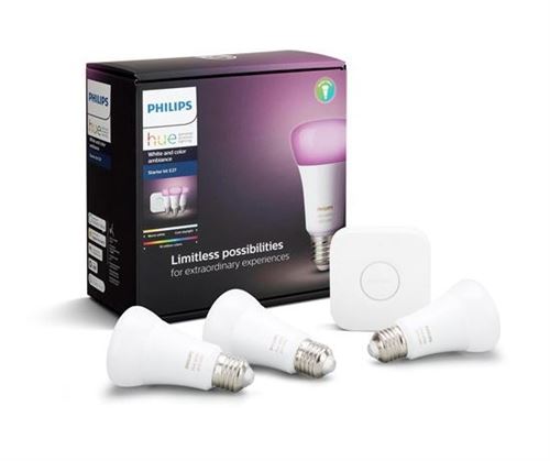 PHILIPS  3 E27 COLORS + PONT  BF
