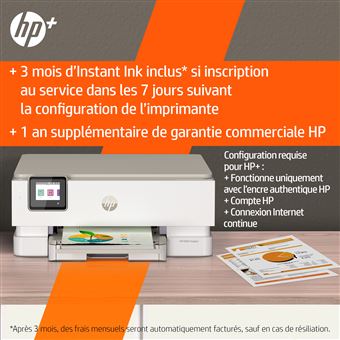 Imprimante multifonction Tout-en-un HP Envy Inspire 7220e Blanc