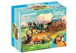 Playmobil Spirit 9477 Jim et charrette