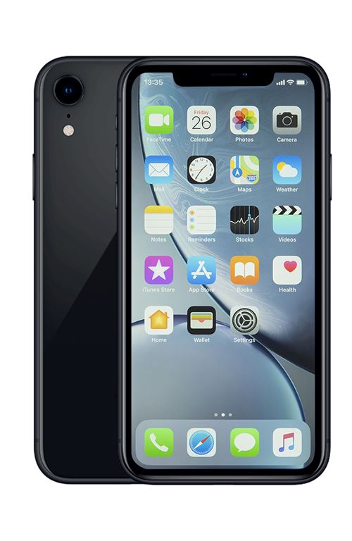 Apple iPhone Xr 64Go Noir Reconditionn&eacute; Grade A+ Reborn 