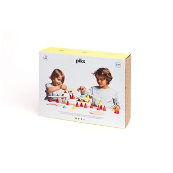 Jeu créatif en bois Piks Oppi Grand 64 pièces