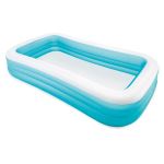 Piscine gonflable rectangulaire Family - L. 305 x H. 56 cm - Bleu