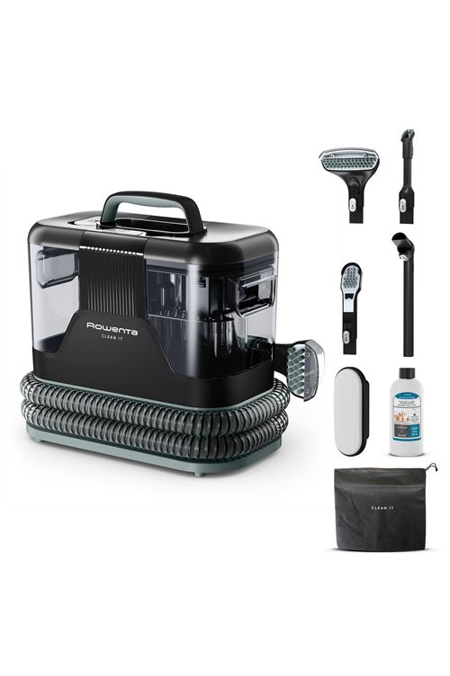 Nettoyeur Détacheur Rowenta Clean It In5021F0 Noir Vert Reconditionné