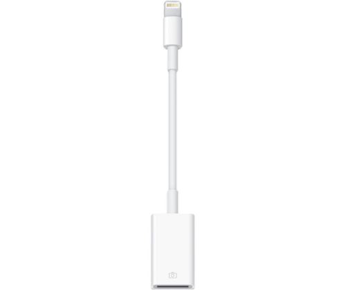 Adaptateur pour appareil photo Lightning vers USB Blanc