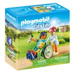 Playmobil City Life 70193 Patient en fauteuil roulant
